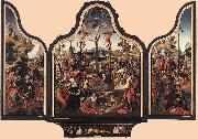 ENGELBRECHTSZ., Cornelis Crucifixion Altarpiece f china oil painting artist